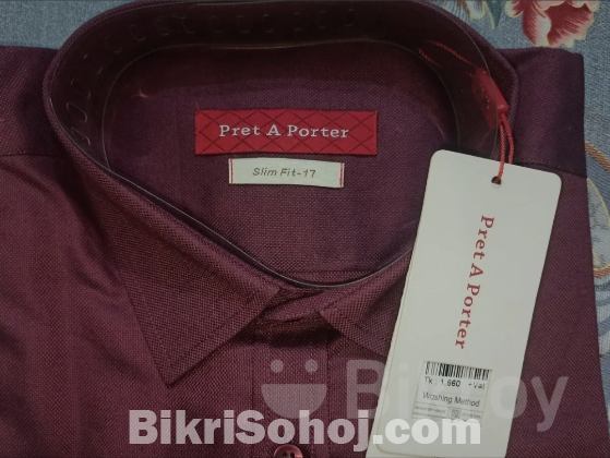 Pret e porter and gentle park slim fit shirt